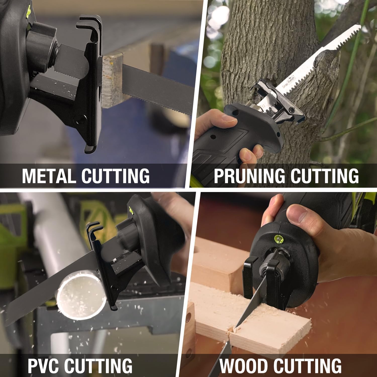 Compact design of SnapFresh 20V reciprocating saw