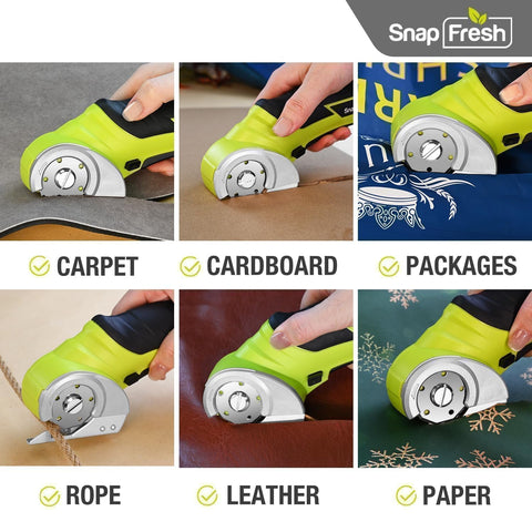 SnapFresh mini box cutter ergonomic handle reduces fatigue during long projects.