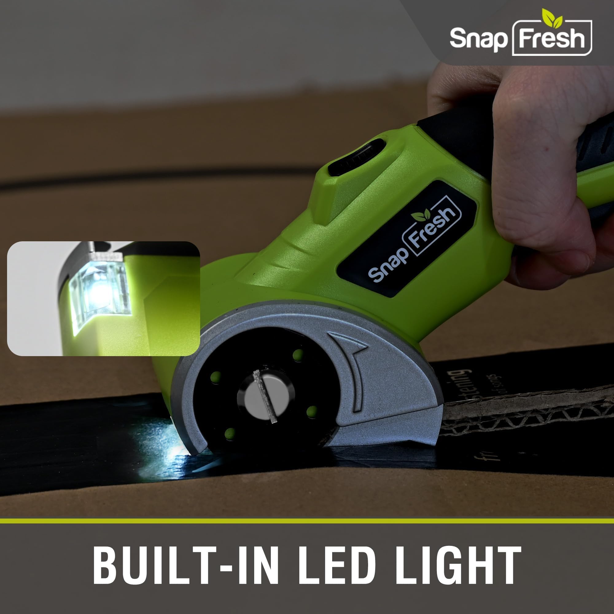 SnapFresh SP5091 ergonomic handle reduces hand fatigue during use