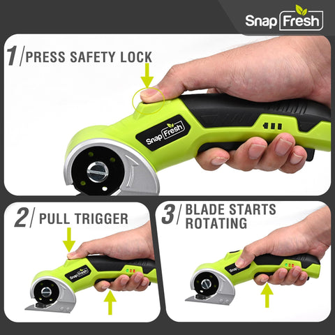 SnapFresh SP5091 handles fabrics, carpet, and leather up to 1/4 inch