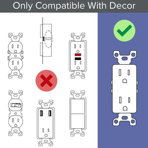 Free outlets allow other devices to plug in nearby