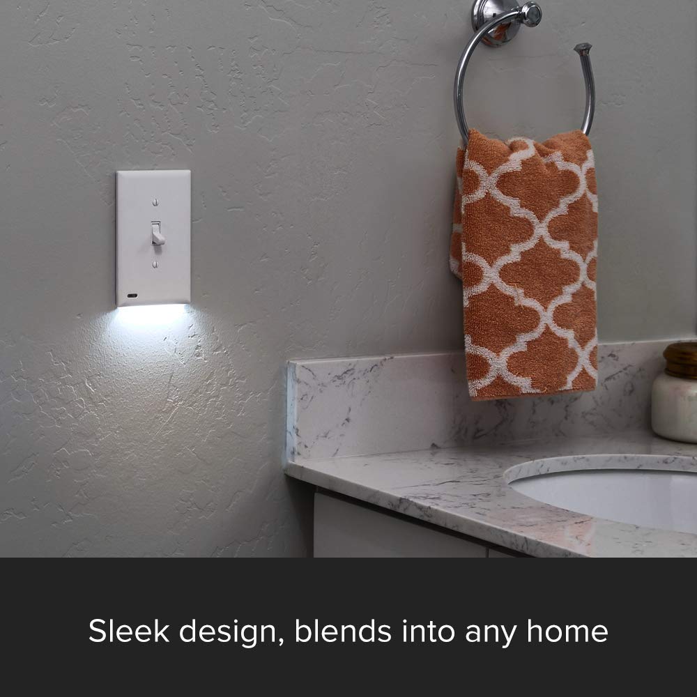 SnapPower SwitchLight image highlighting screw-terminal compatibility for easy power draw.