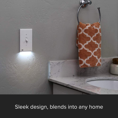 SnapPower SwitchLight image highlighting screw-terminal compatibility for easy power draw.