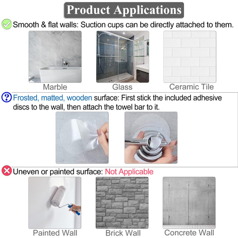 Sneatup 15lb capacity bar supports daily bath towels and hand towels with confidence.