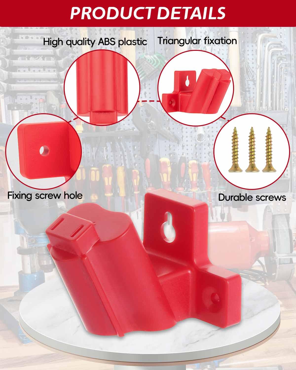 SNESAW durable ABS plastic construction resists wear in a busy workshop.
