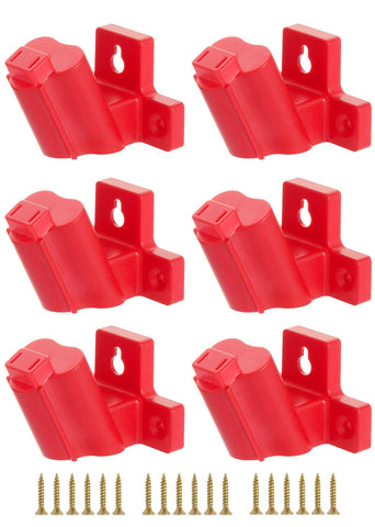 SNESAW Milwaukee M12 tool holder mounted on wall keeps drills organized and accessible.