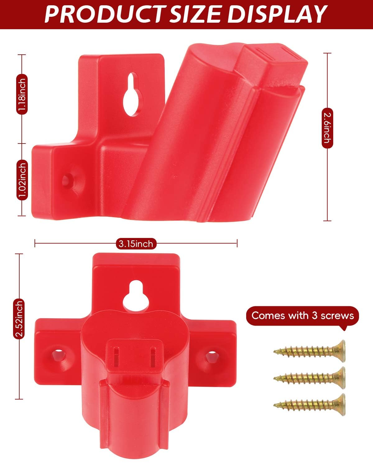 SNESAW wall-mount installation with reinforced screws for secure, stable mounting.
