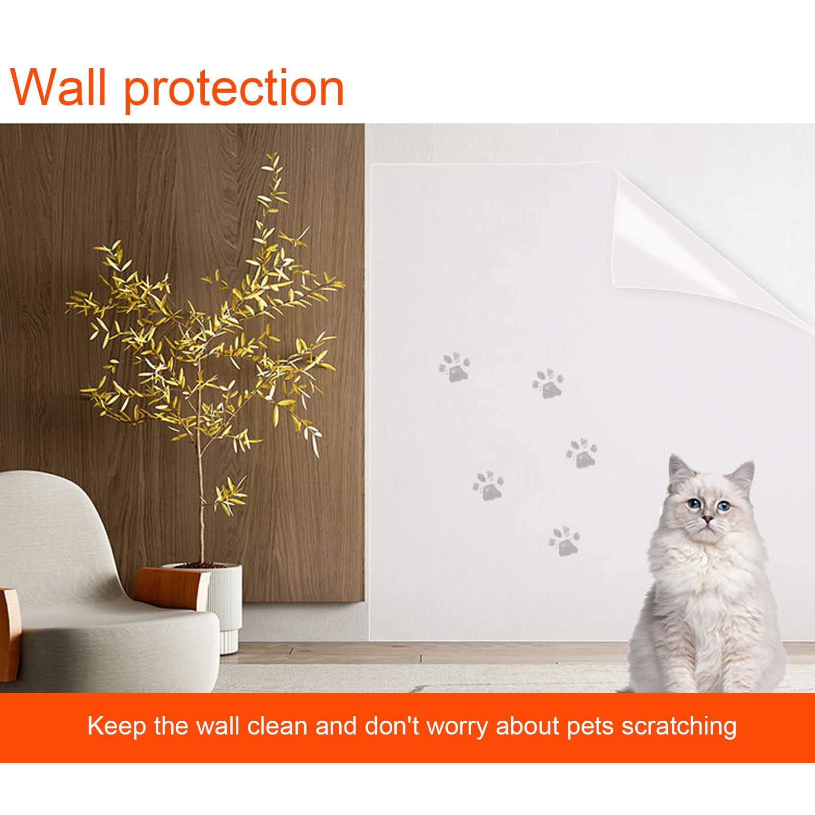 Snkxu peel-and-stick application shows quick, mess-free wall refresh.