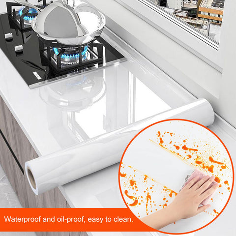 Snkxu transparent protective film close-up highlights oil-proof surface.