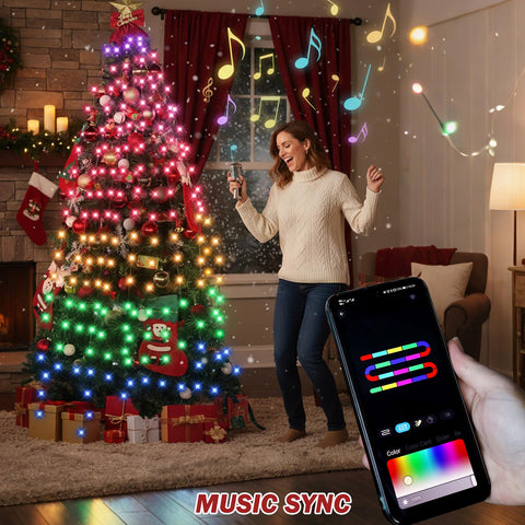 Snorvindle DIY color per bulb enables unique holiday scenes