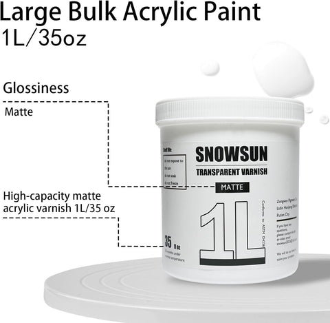 SNOWSUN matte varnish spray compatibility shows fast coverage on diverse surfaces