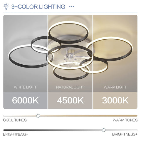 SNOWUNDER tri-color LED light option for customizable mood.