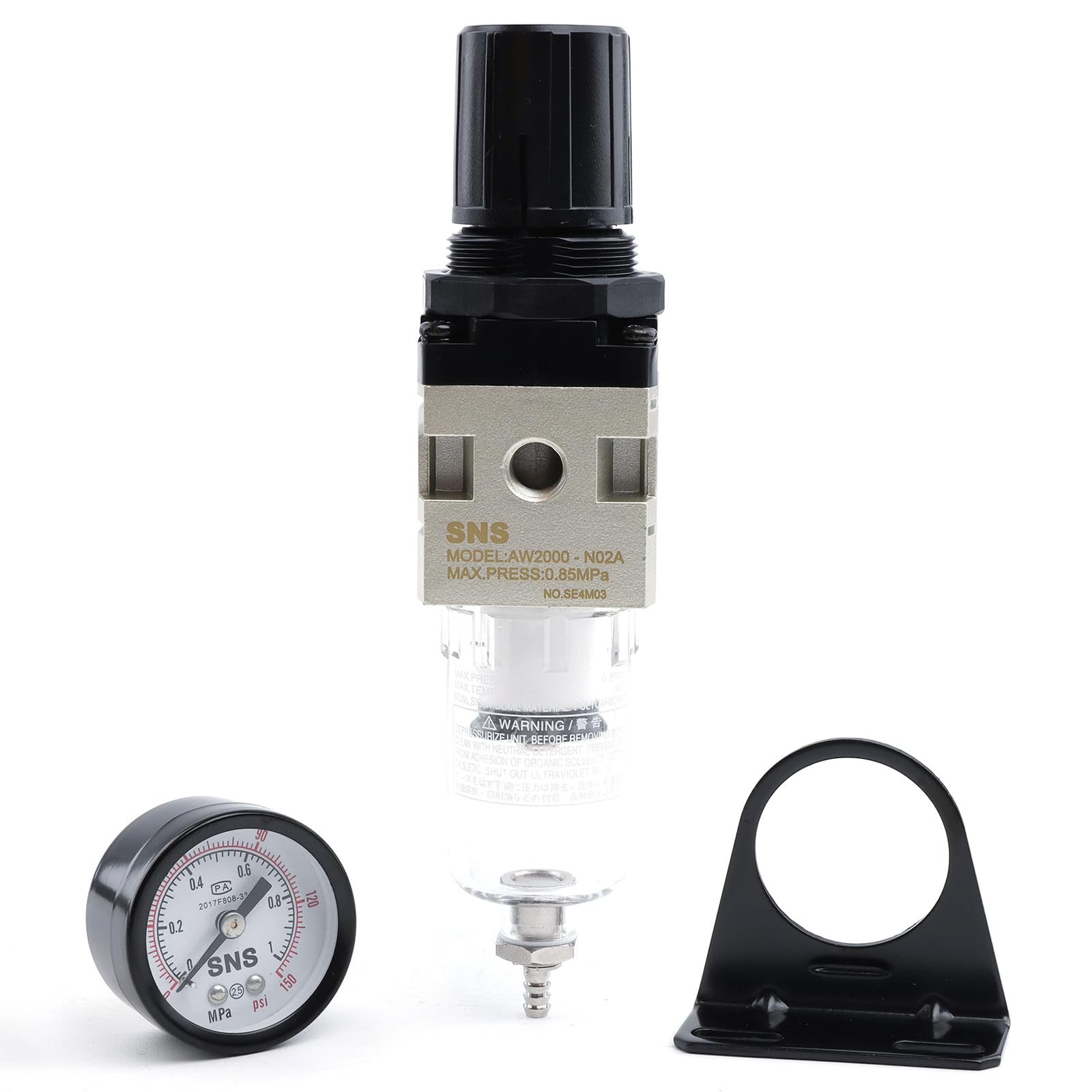 SNS AW2000-N02A compact design saves mounting space on machines.