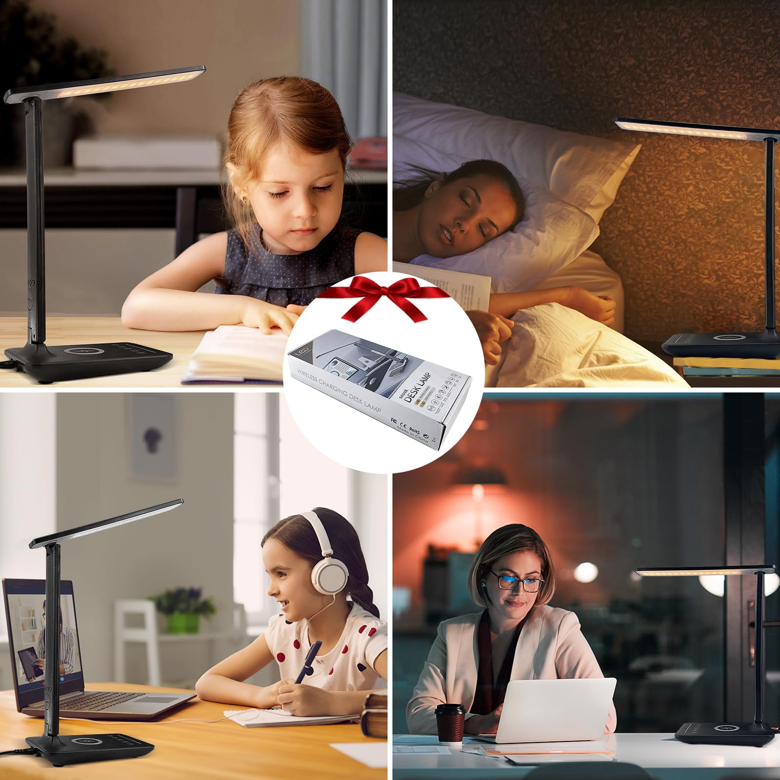 snsok desk lamp temperature display supports ambient awareness