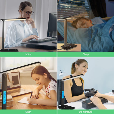 snsok desk lamp temperature display helps set the right mood