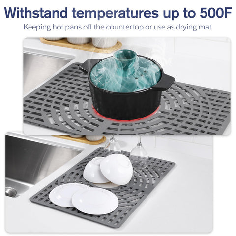 Snuggery silicone protector resists rust and is dishwasher-safe for easy cleaning.