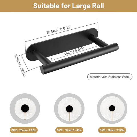 SOAEZ adhesive holder suited for RVs and travel with easy repositioning.