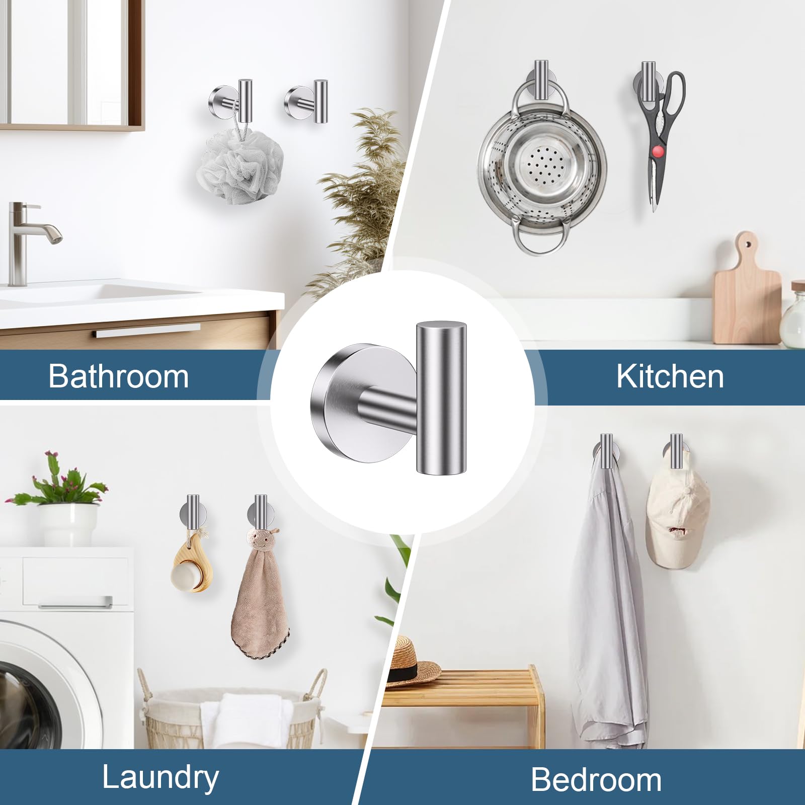 soaez nickel bathroom accessories fit bathrooms, checkrooms, and kitchens.