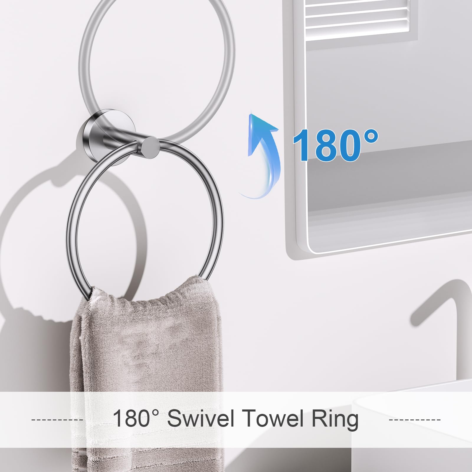 soaez matte-finish bathroom hardware brings minimalist elegance.