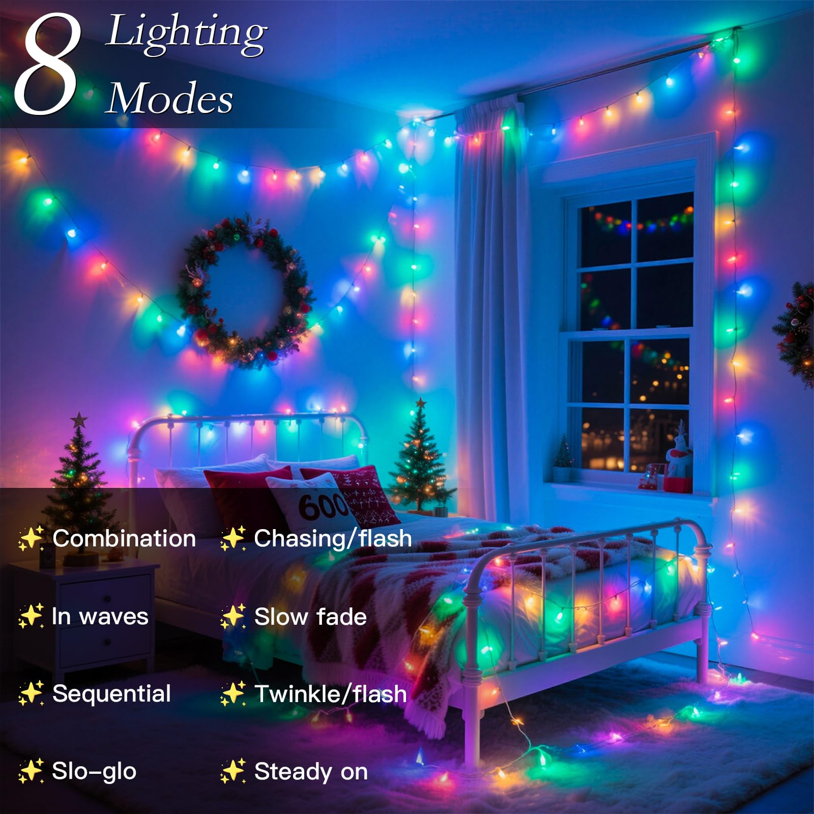 Soagrc lights with timer and memory simplify decorating without resets.