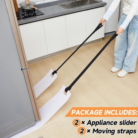 Soaoo heavy-duty gliders glide smoothly under a heavy load on tile floor