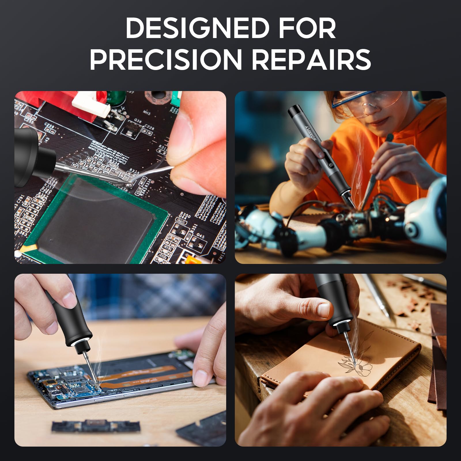 SOARFLY kit suitable for electronics, DIY projects, and jewelry work