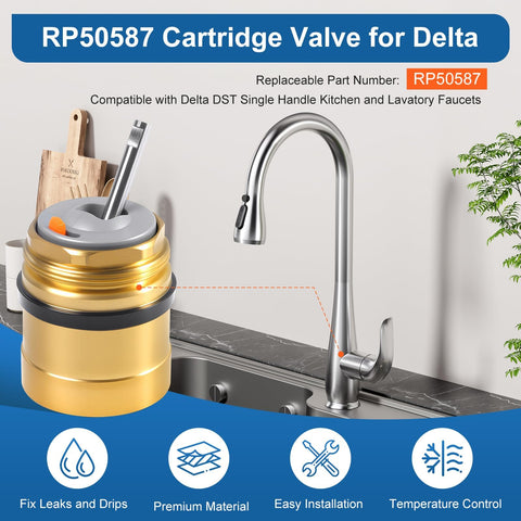 SOASEMBE RP50587 temperature limit stop helps prevent scalding for safer family use.