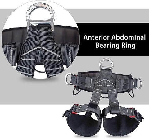 SOB Tree Climbing Harness adjustable fit for different body sizes