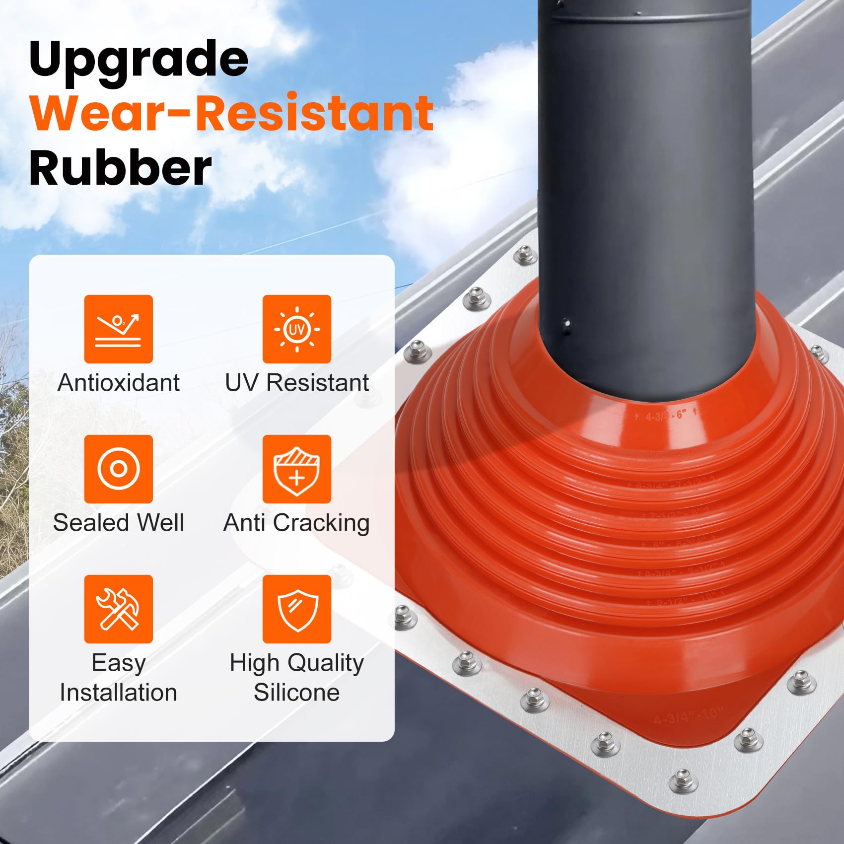 Sobalai EPDM rubber top withstands temperature changes on roofs