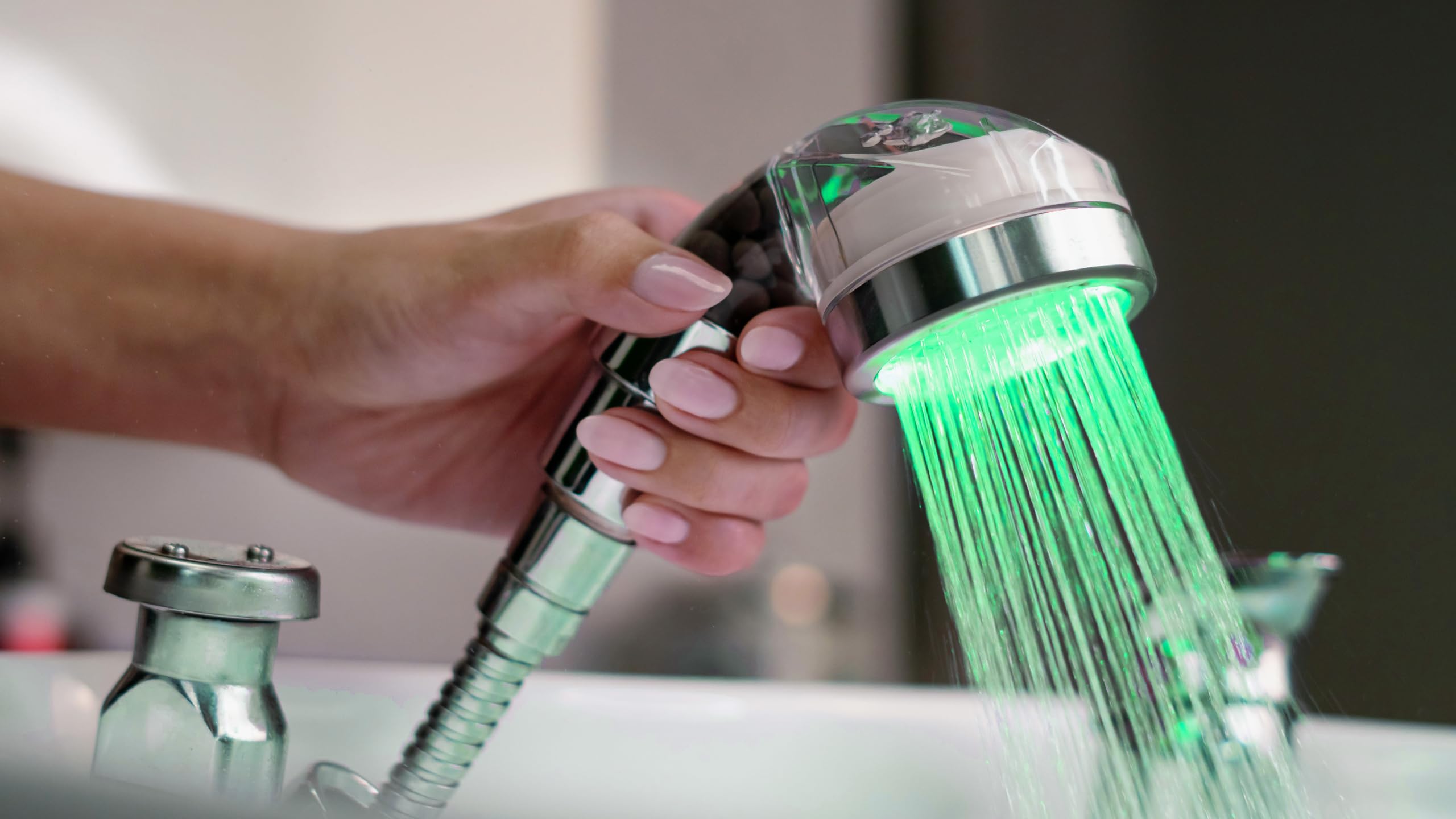 Socila LED sprayer head durable build ensures reliable daily use.