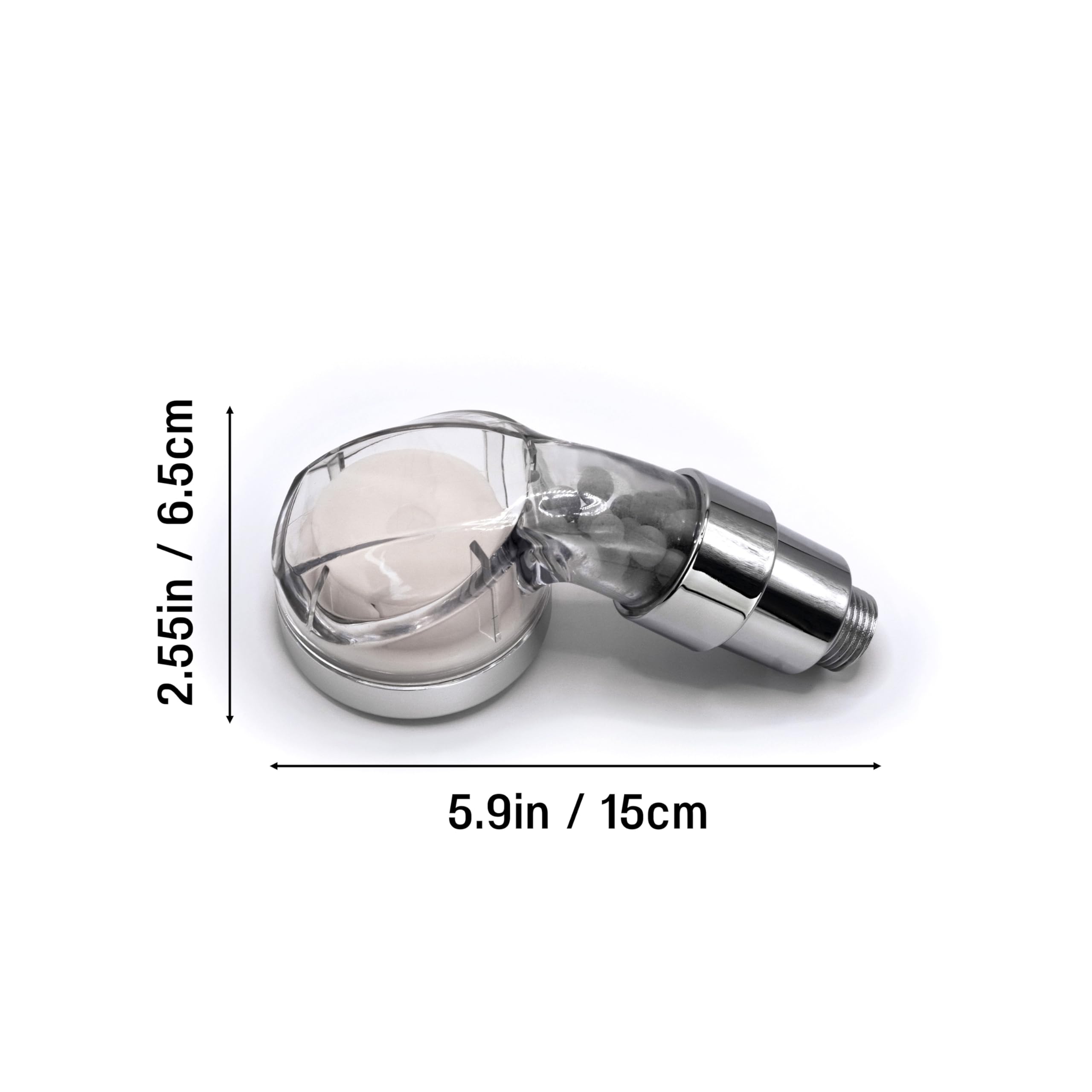 Socila sprayer head easy-clean surface for quick maintenance.