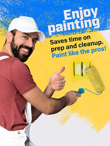 Socket Blocker pretaped-foam-adhesive provides durable masking during painting