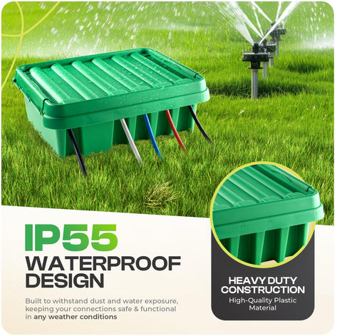 SockitBox durable plastic body with silicone seal for long-lasting protection.