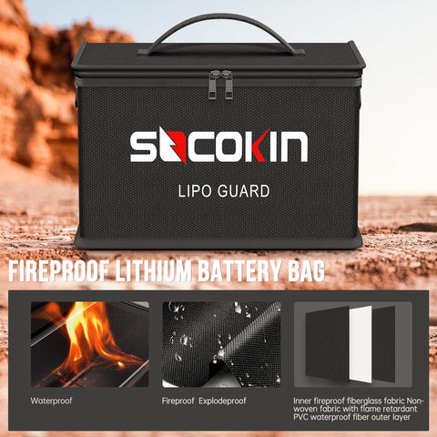 Charging hole feature of Socokin Lipo bag reducing airflow