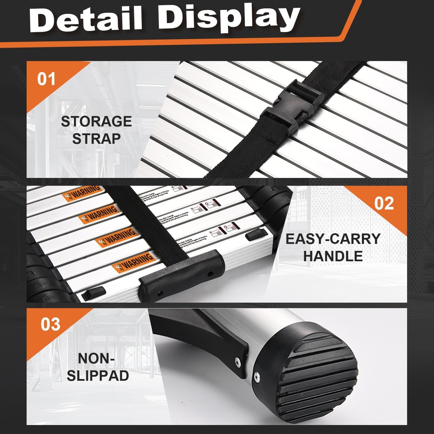 Soctone ladder triangle stabilizers reduce wobble for steadier tasks.