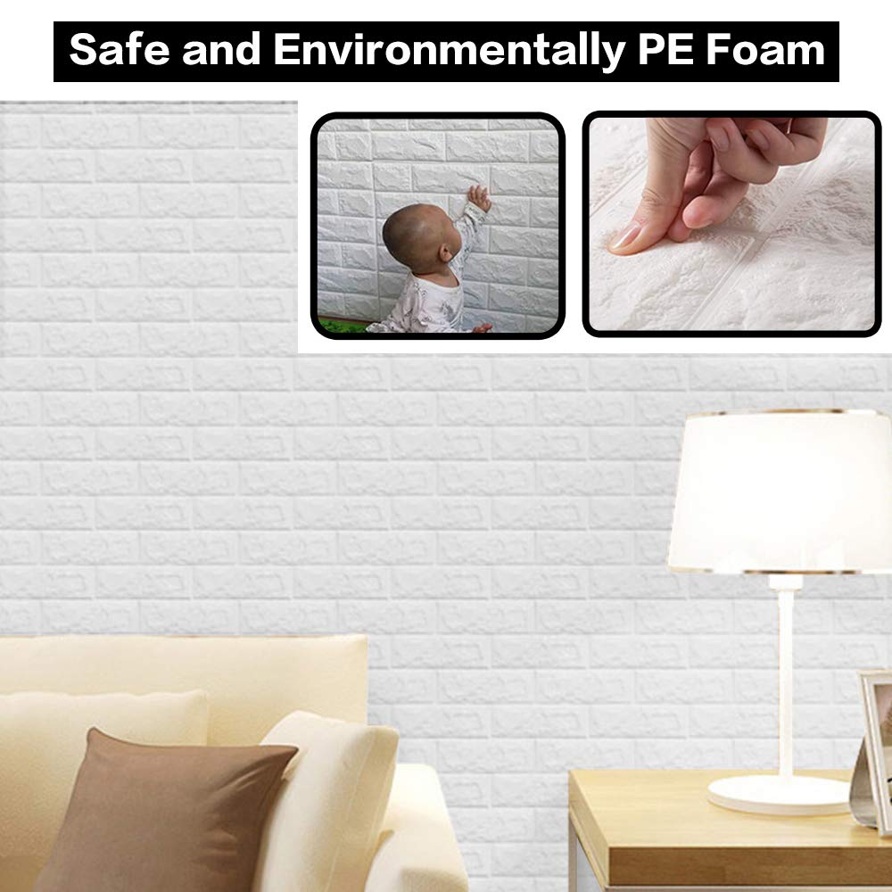 Sodeno 3D foam wall panels 10-piece set for easy DIY upgrades