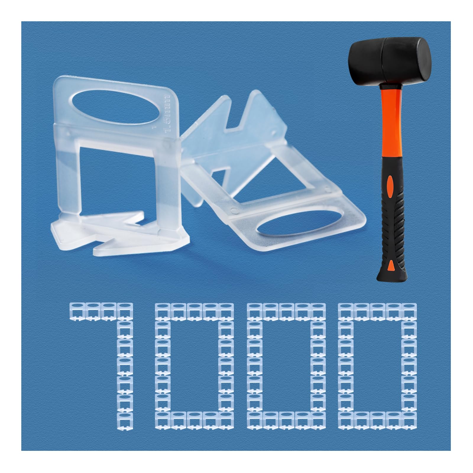 SODTAK tile leveler clip set for precise alignment during curing.