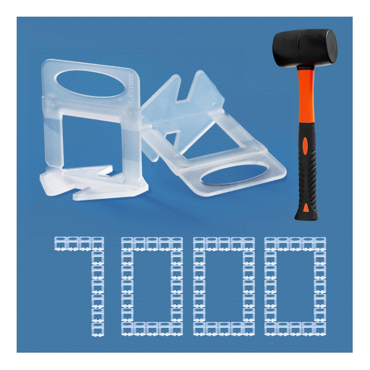 SODTAK tile leveler clip set for precise alignment during curing.