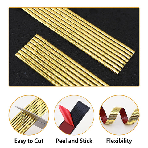 Soengsau versatile trim works flat on surfaces or folded for edge protection.