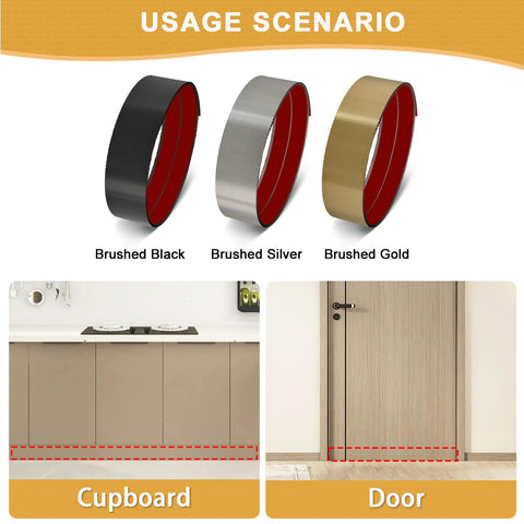 Soengsau kick plate preventing wall scratches in a busy hallway