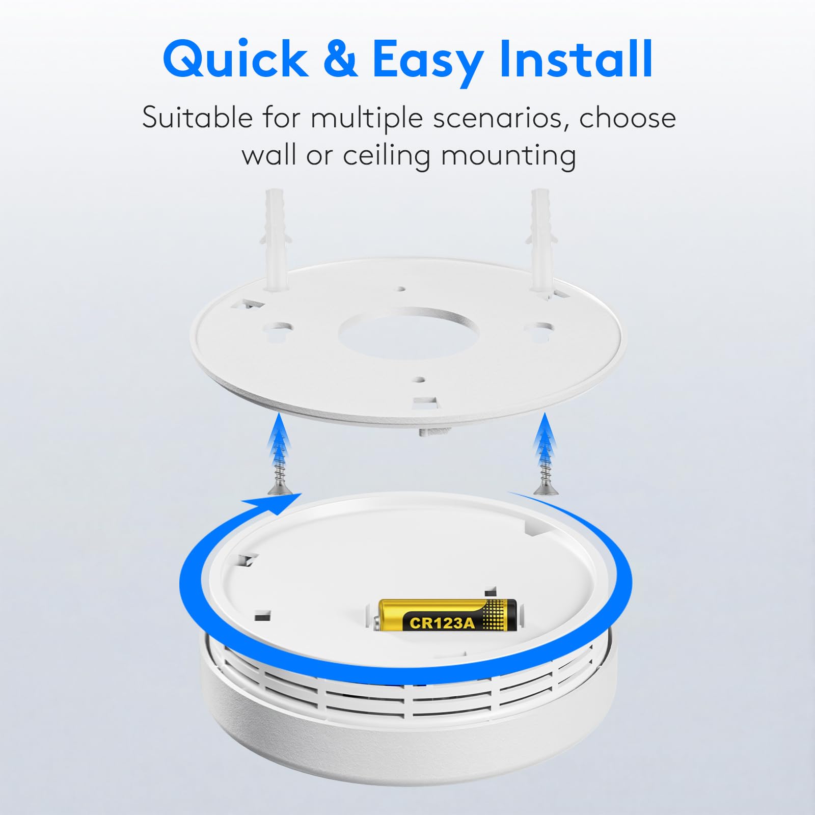 Soewolit detector installed in bedrooms promotes safer routines.