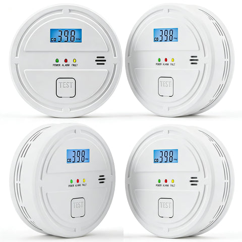 Soewolit four-pack detectors ready for quick wall or ceiling installation.