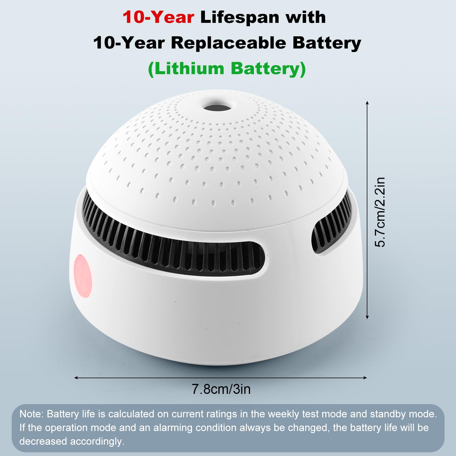 Soewolit Smart Smoke Detector wall-mount installation demonstrates easy room coverage