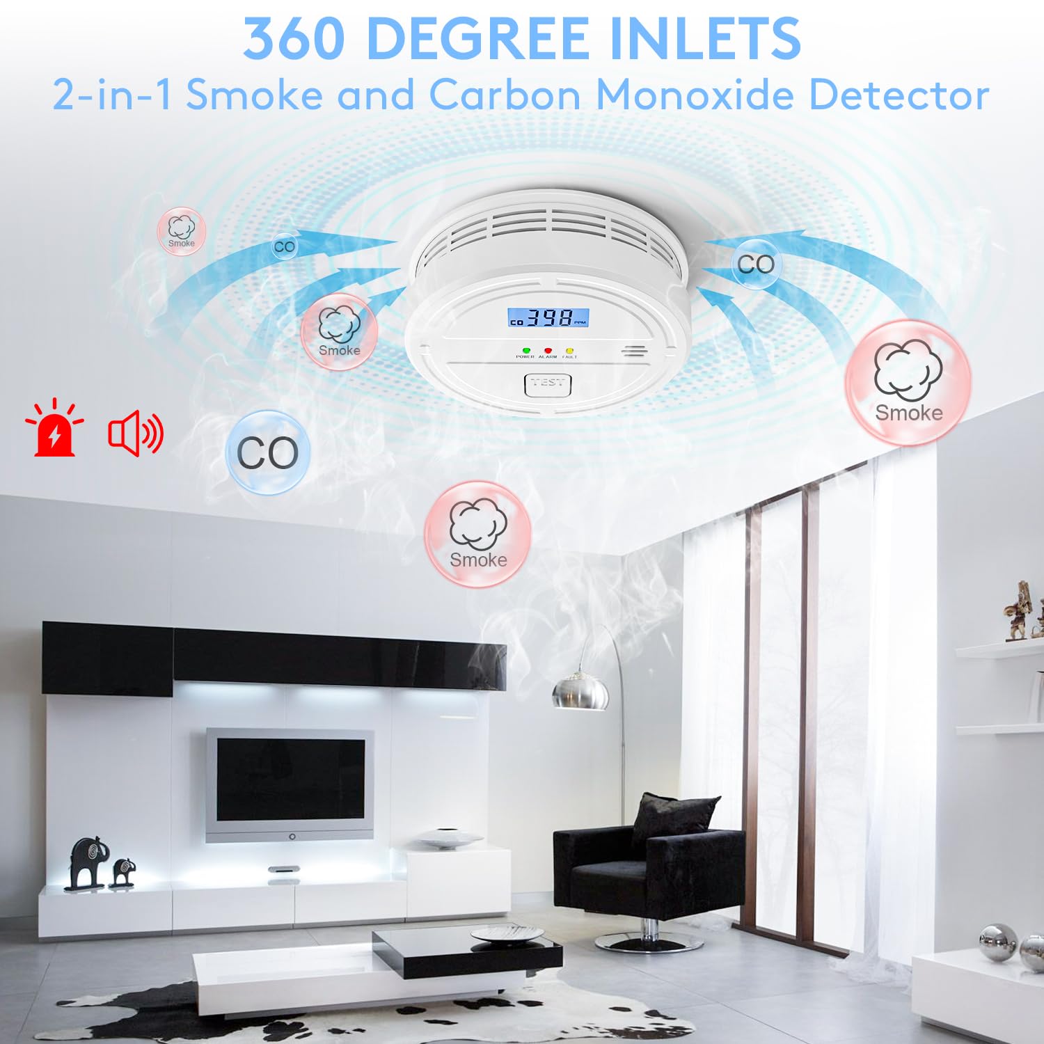 Soewolit detector test button enables quick self-checks for reliability