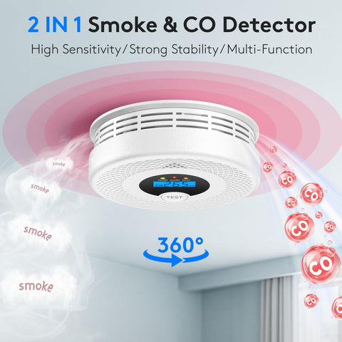 Soewolit detector mounted on wall or ceiling provides flexible placement for near-entry safety.