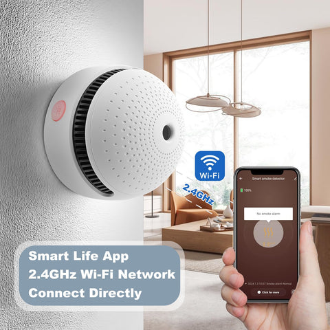 Soewolit LED indicator and 85dB alarm show status clearly
