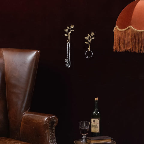 SOFFEE DESIGN two-pack hooks mounted securely in mudroom or bathroom.