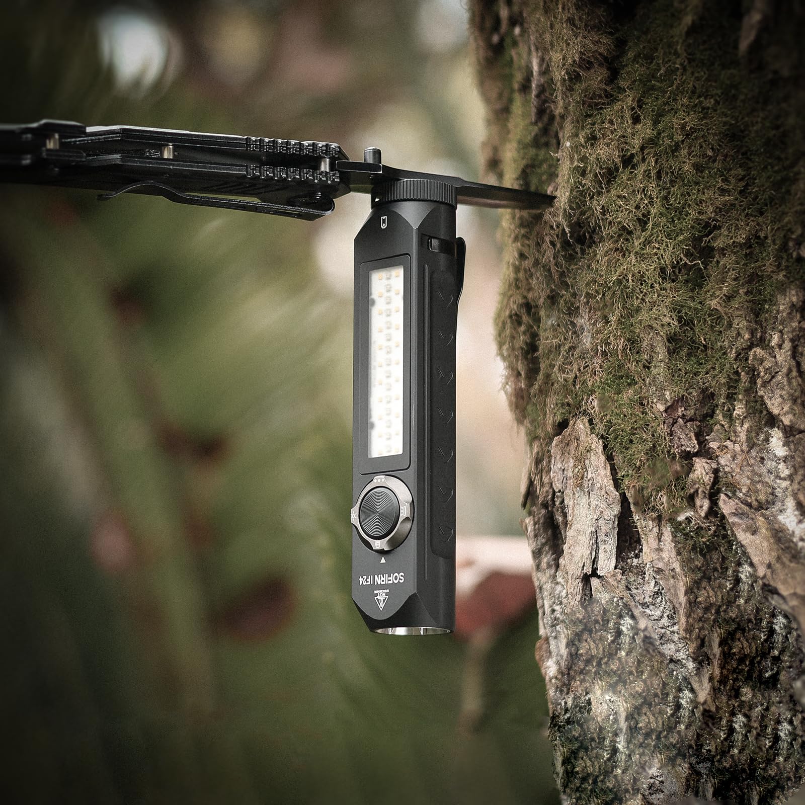 Sofirn IF24 pocket-size flashlight fits pockets and bags with minimal bulk