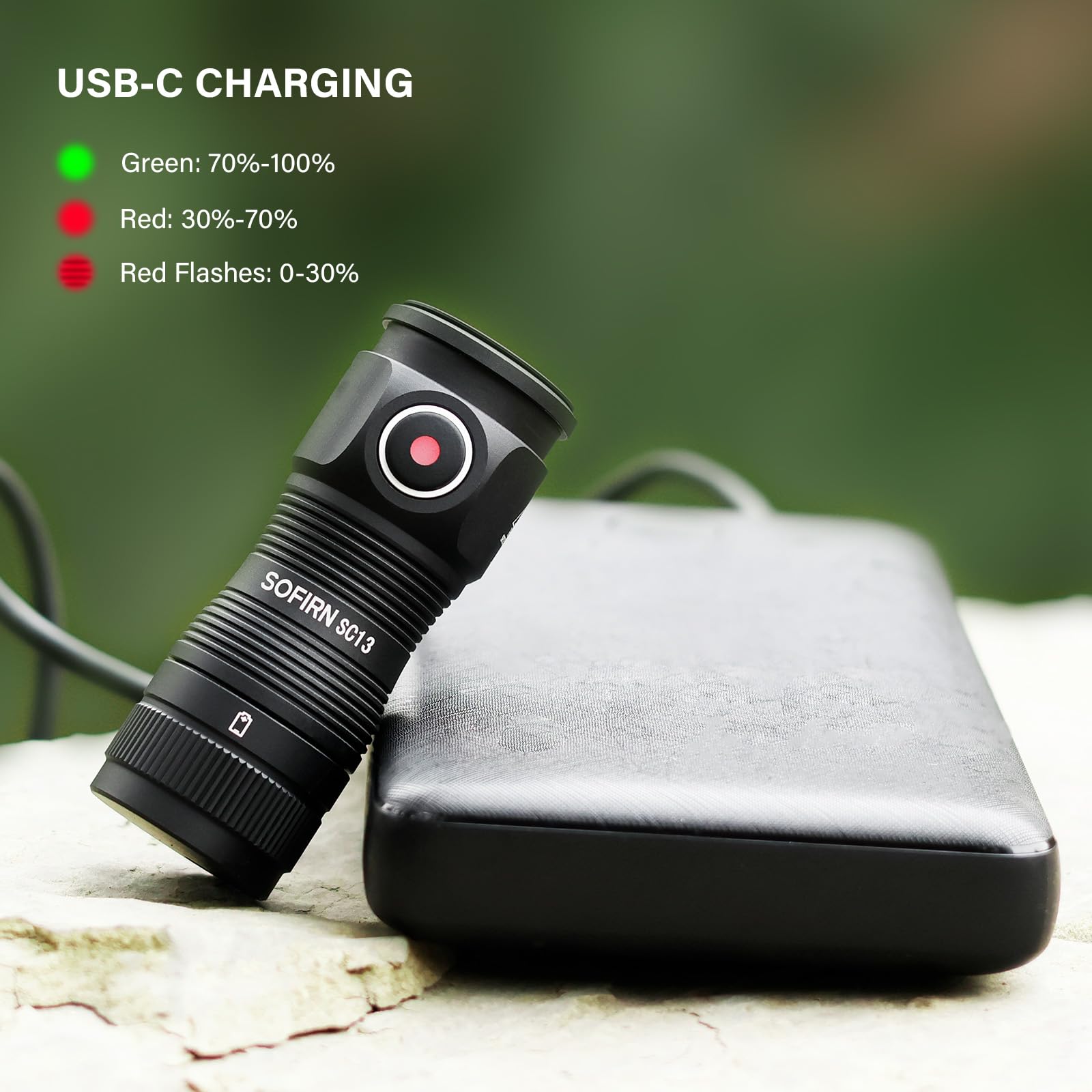 Sofirn SC13 rugged design withstands drops up to 1 meter
