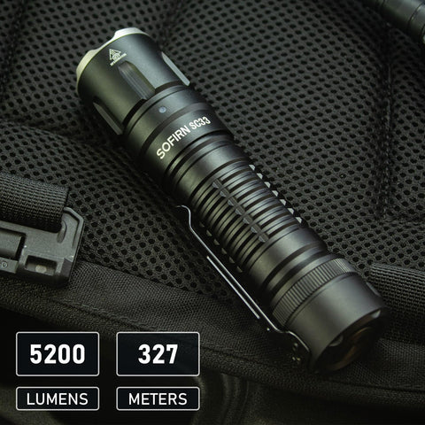 Sofirn SC33 USB-C charging port highlights easy recharging on camping trips.